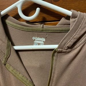 Columbia Zip-Up Hooded Sweatshirt